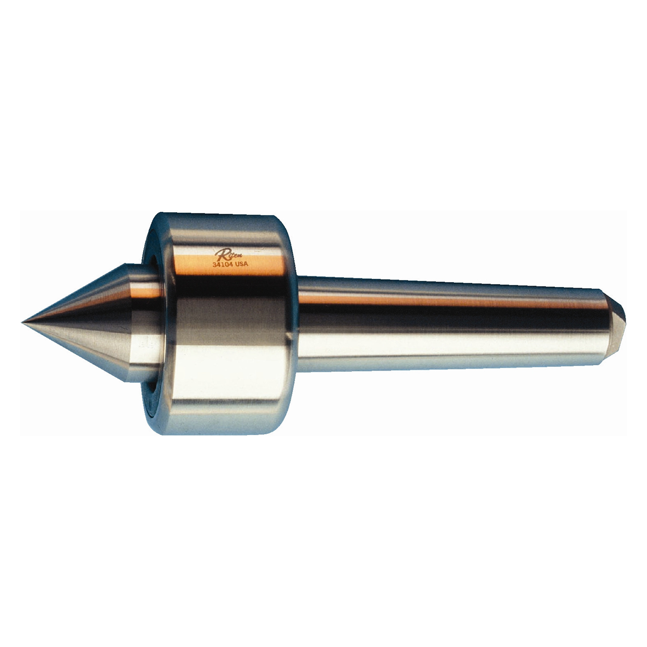 Riten 34407 | 7 Brown & Sharpe Taper 0.875" Diameter x 1.125" Length ± 0.00004 Accuracy Live Center