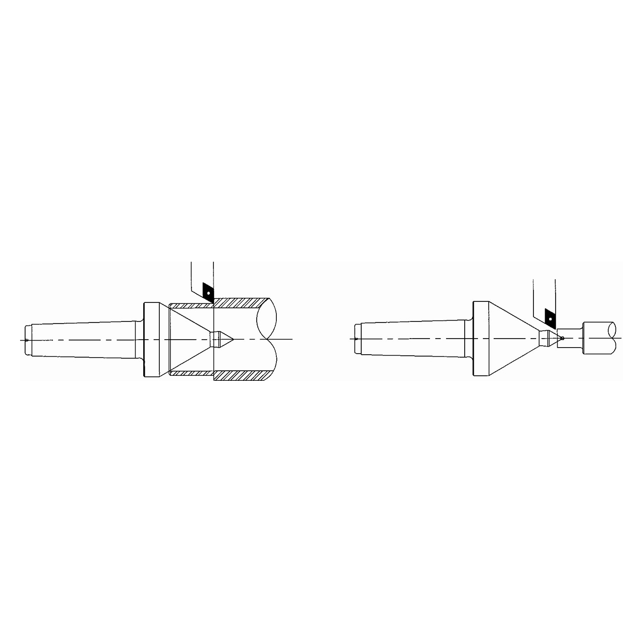 Riten 60223 | 3 Morse Taper 0.500" Diameter± 0.0001 Accuracy Live Center