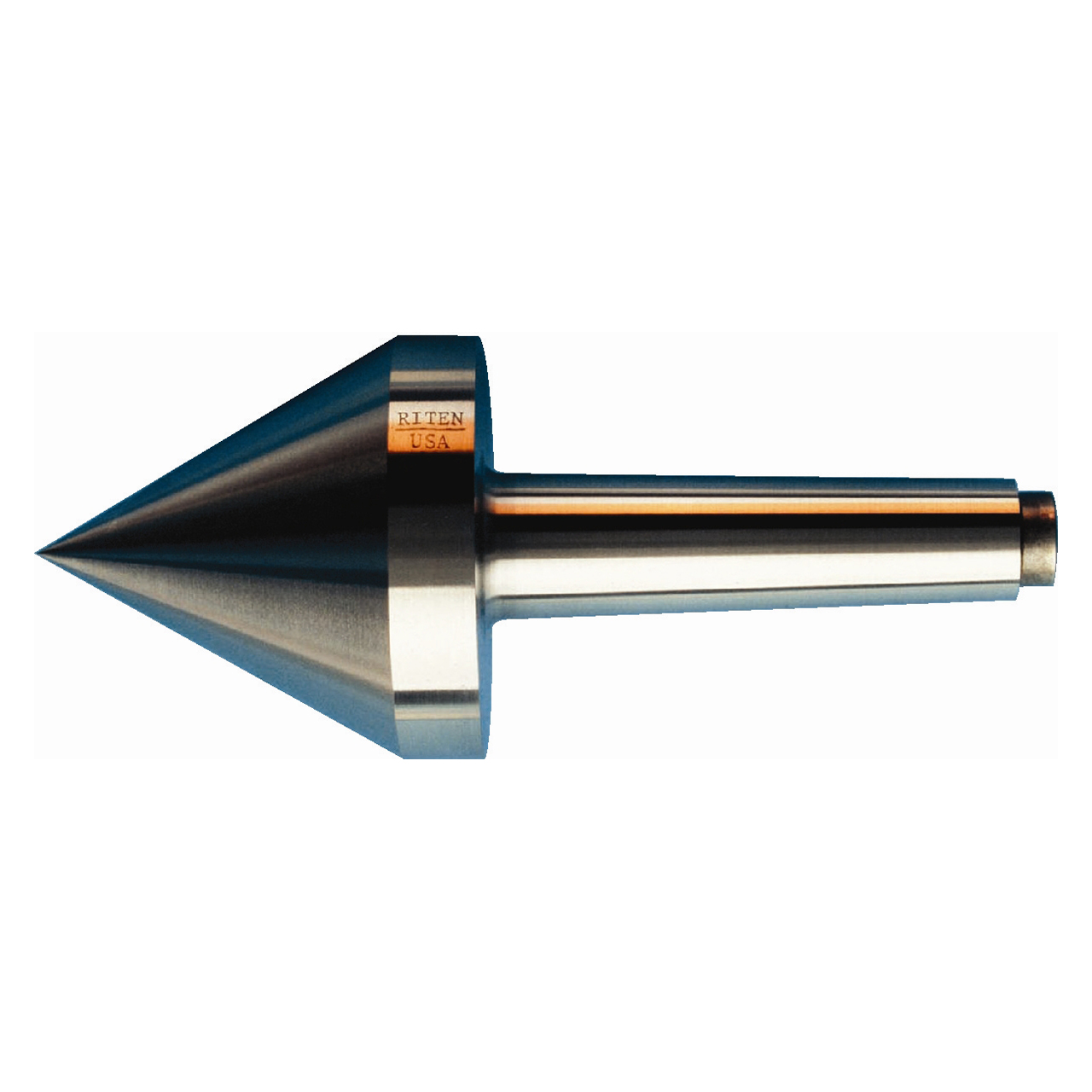 Riten 66104 | 4 Morse Taper 2.370" Diameter x 0.500" Length ± 0.00005 Accuracy Pipe Nose Dead Center