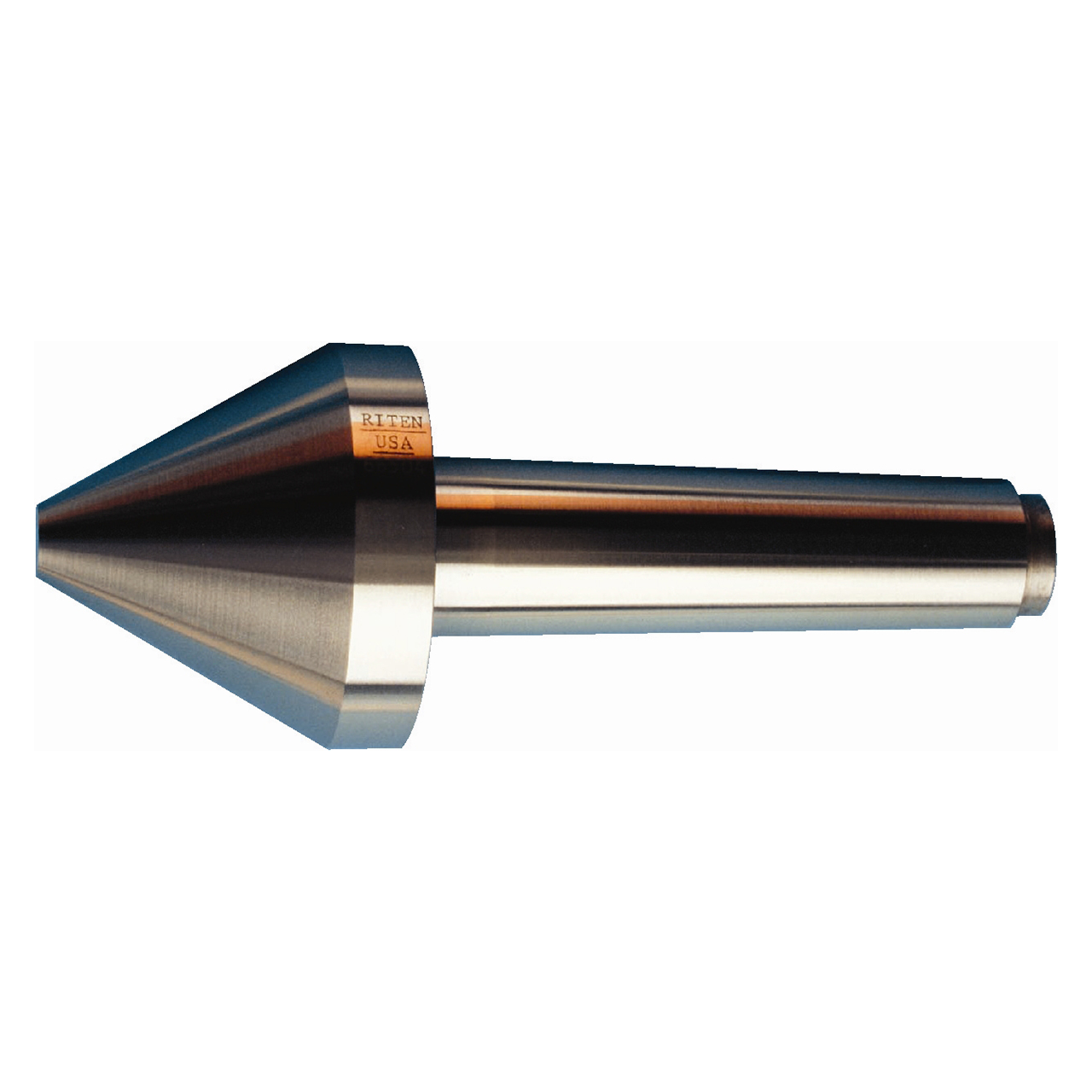Riten 66704 | 4 Morse Taper 1.500" Diameter x 1.077" Length ± 0.00005 Accuracy Bull Nose Dead Center
