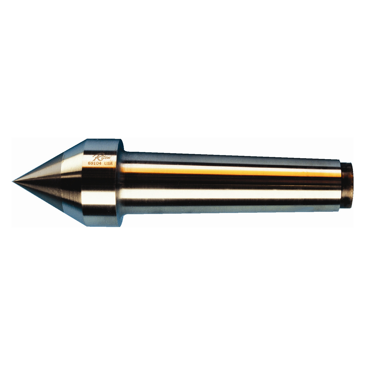 Riten 69407 | 7 Brown & Sharpe Taper 1.250" Diameter x ± 0.00005 Accuracy Tipped Dead Center
