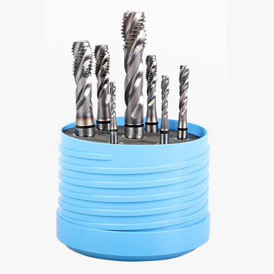 YG1 TG805SET7 | 3 Flute Spiral Combo Tap Set HSS-Ex TiCN Coated - M3, M4, M5, M6, M8, M10, M12