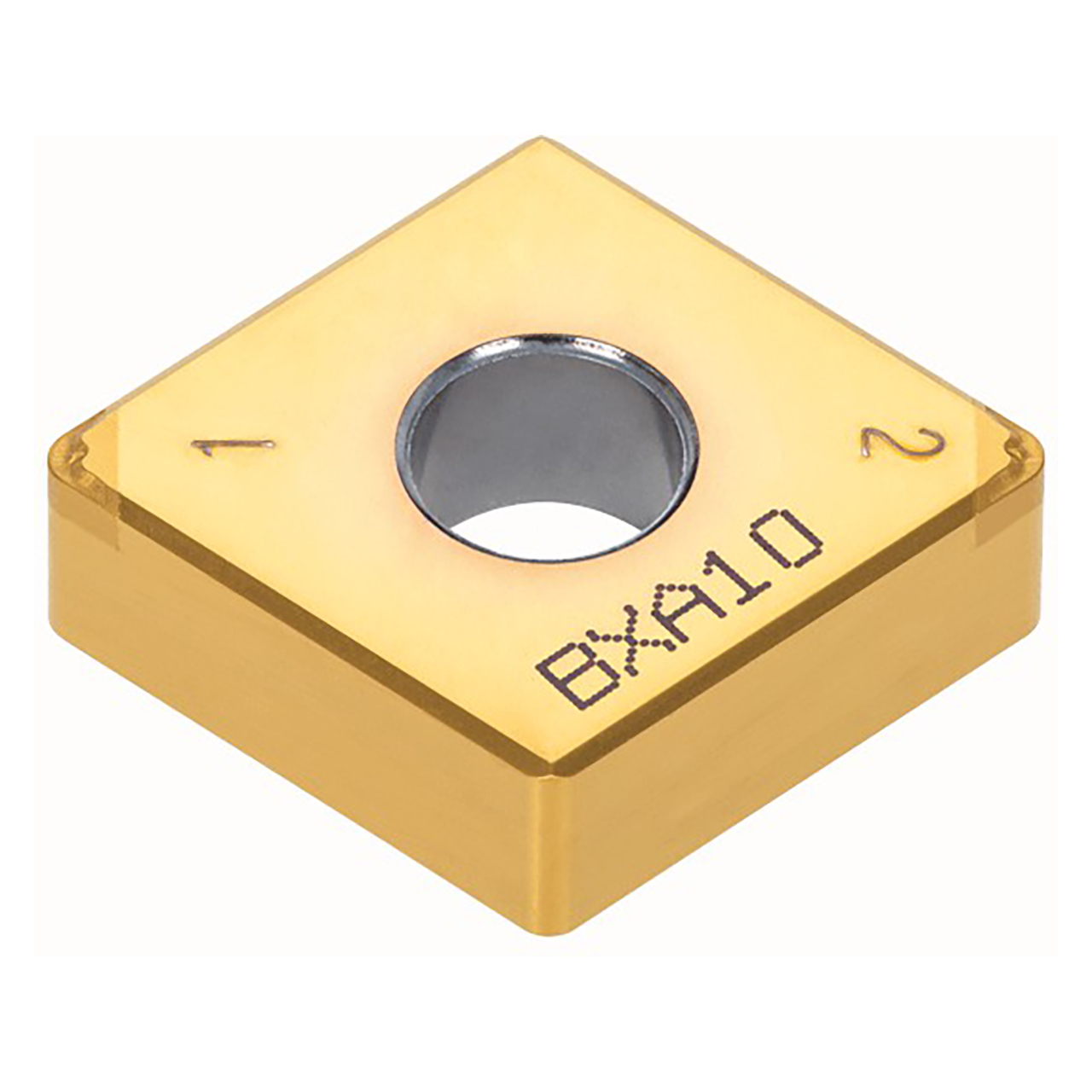 Tungaloy 6843723 | 2QP-CNGM 431 HS BXA20 1/2" Circle Diameter x 0.187" Thickness x 0.016" Radius Polycrystalline Cubic Boron Nitride Indexable Turning Insert