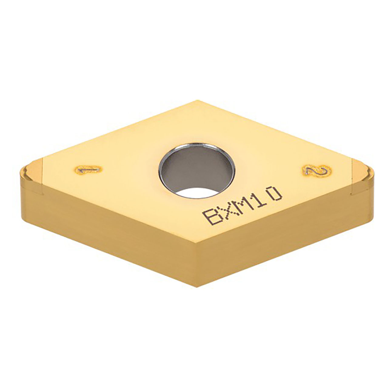 Tungaloy 6733539 | 2QP-DNGM 432 HP BXM10 1/2" Circle Diameter x 0.187" Thickness x 0.031" Radius TiCN Coated Polycrystalline Cubic Boron Nitride Indexable Turning Insert