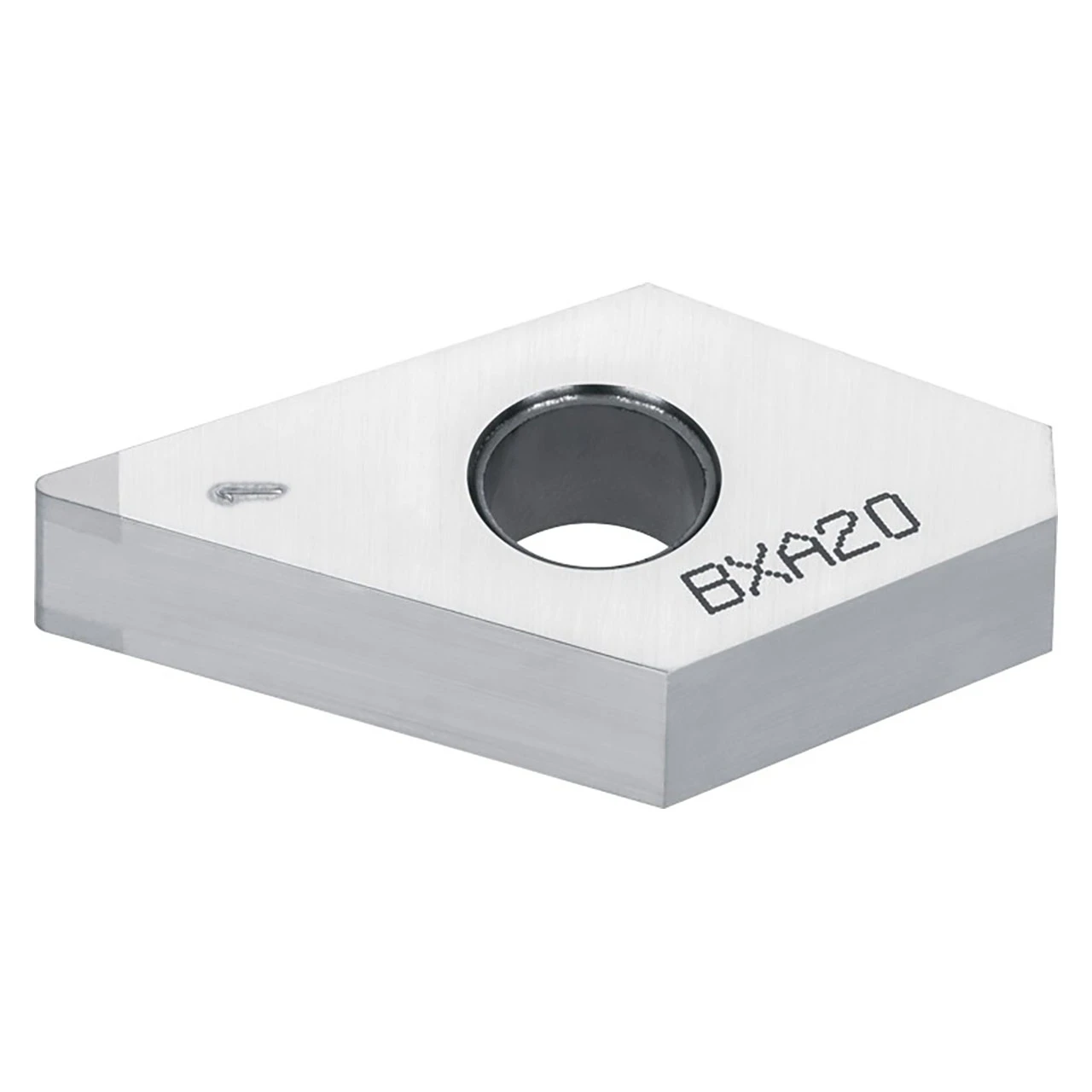 Tungaloy 6838386 | 2QP-FNGA 443-H BXA20 1/2" Circle Diameter x 1/4" Thickness x 0.047" Radius Polycrystalline Cubic Boron Nitride Indexable Turning Insert