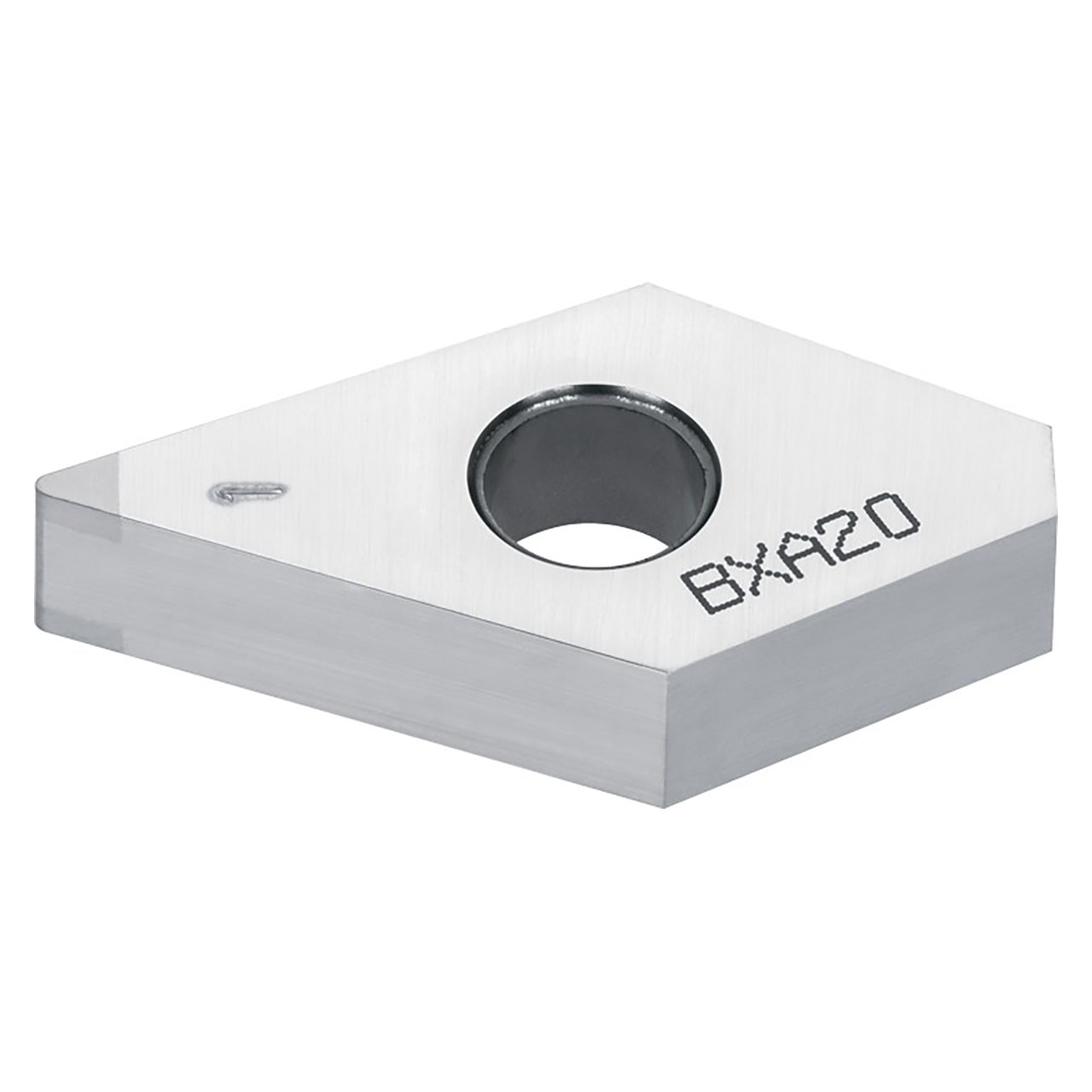 Tungaloy 6838389 | 2QP-FNGA 443-LF BXA20 1/2" Circle Diameter x 1/4" Thickness x 0.047" Radius Polycrystalline Cubic Boron Nitride Indexable Turning Insert