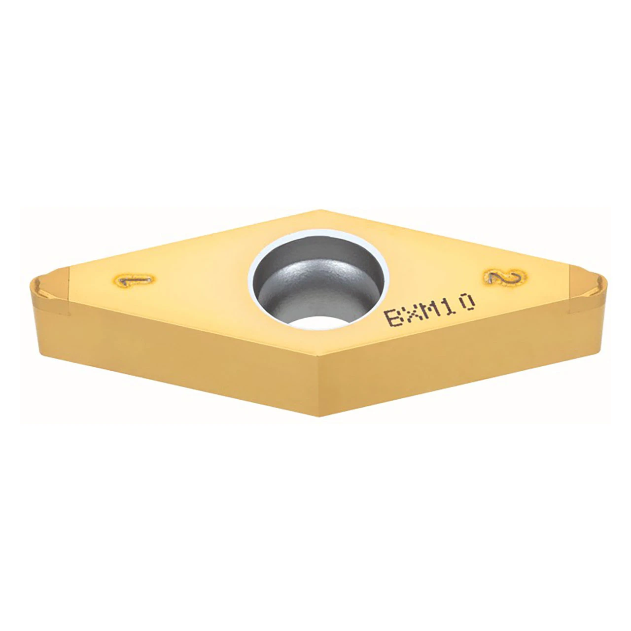 Tungaloy 6772907 | 2QP-VBGT221 HP BXA20 1/4" Circle Diameter x 1/8" Thickness x 0.016" Radius Polycrystalline Cubic Boron Nitride Indexable Turning Insert