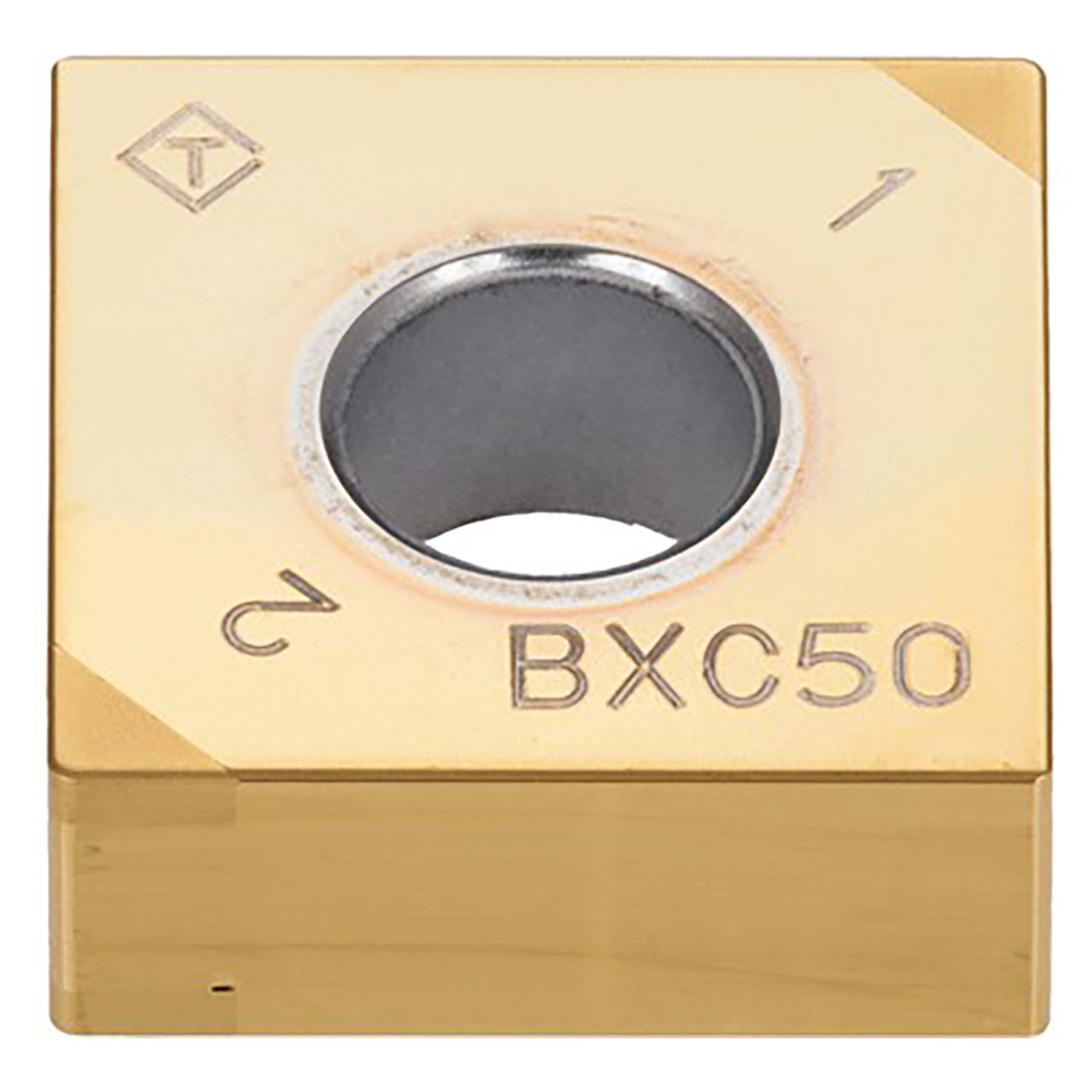 Tungaloy 6818119 | 4QP-SNGA 433 BXC50 1/2" Circle Diameter x 0.187" Thickness x 0.047" Radius TiN Coated Polycrystalline Cubic Boron Nitride Indexable Turning Insert