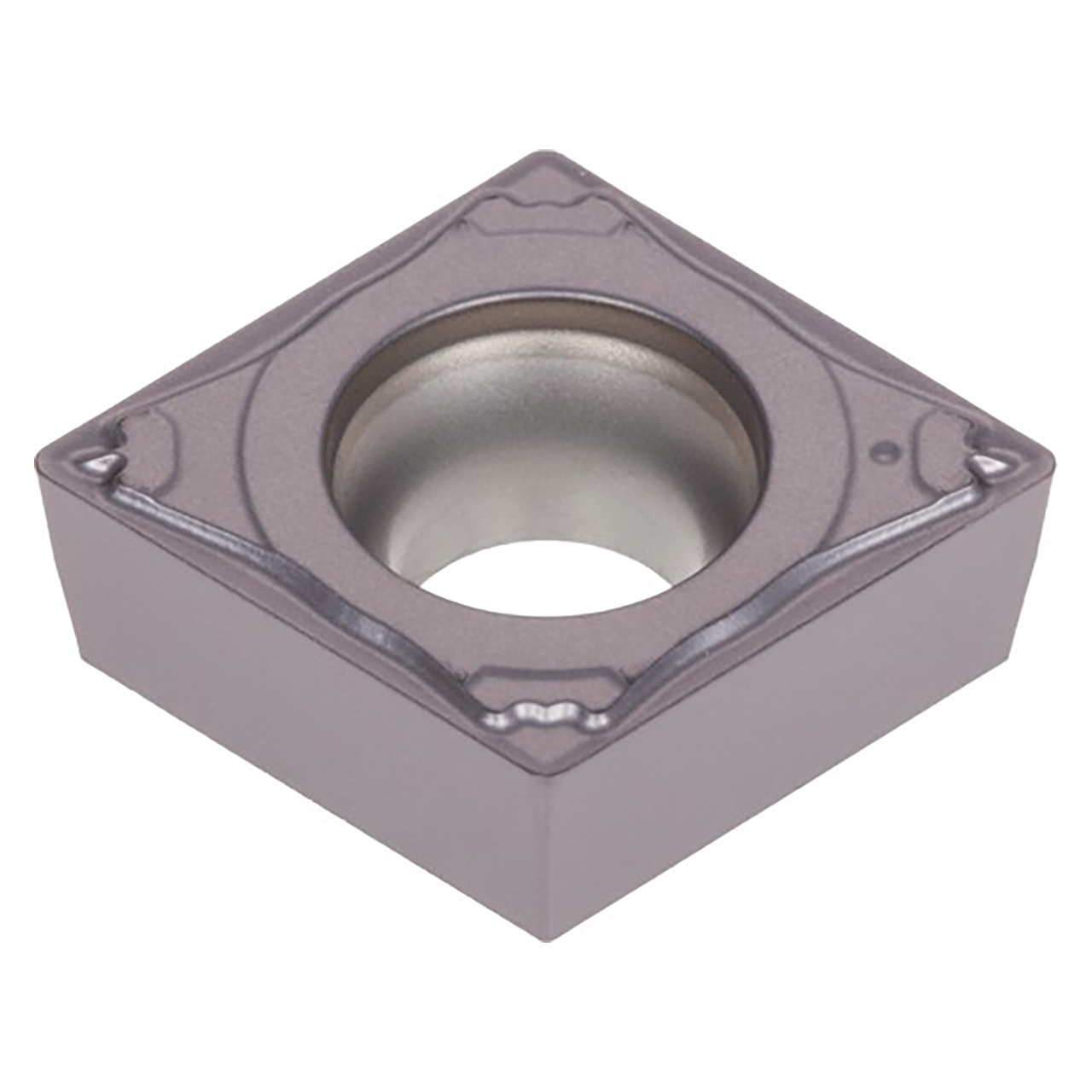 Tungaloy 6712227 | CCMT 21.51 PF T6130 1/4" Circle Diameter x 0.094" Thickness x 0.016" Radius TiCN+TiN Coated Carbide Indexable Turning Insert