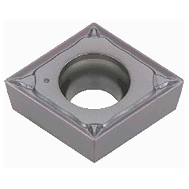 Tungaloy 6994704 | CCMT 432 PS T6130 1/2" Circle Diameter x 0.187" Thickness x 0.031" Radius TiCN+TiN Coated Carbide Indexable Turning Insert