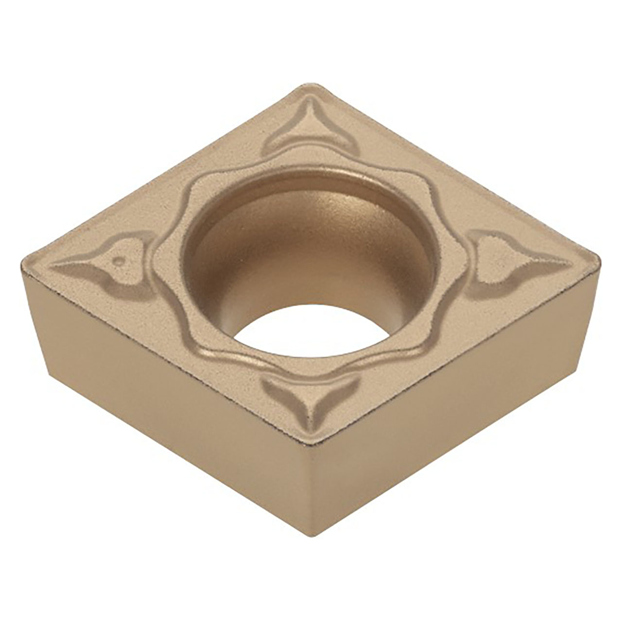 Tungaloy 6777810 | CCMT 32.51 TM T9215 3/8" Circle Diameter x 0.156" Thickness x 0.016" Radius TiCN+Al2O3+TiN Coated Carbide Indexable Turning Insert