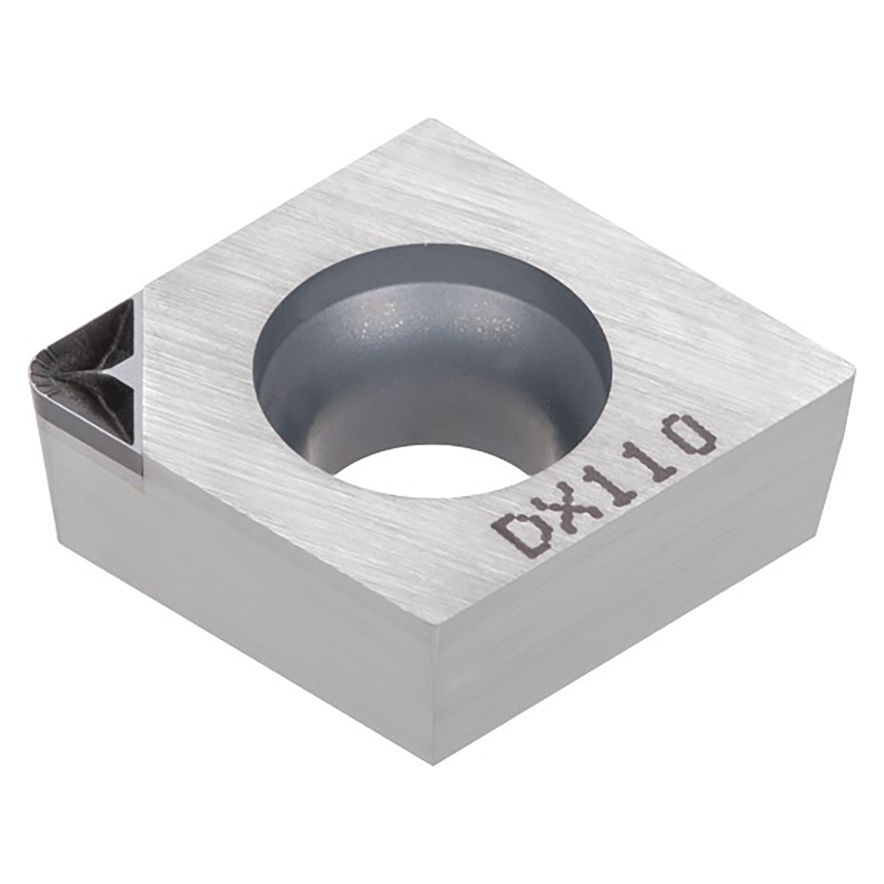 Tungaloy 6839501 | 1QP-CCGT 32.52 NS DX110 0.156" Thickness Polycrystalline Diamond Indexable Turning Insert