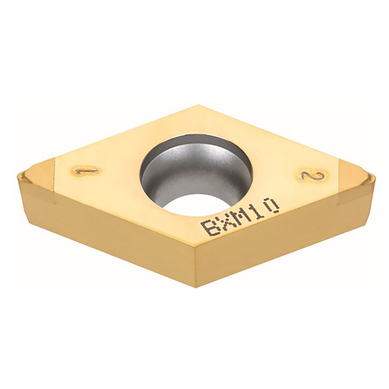 Tungaloy 6761668 | 2QP-DCGT 32.52 HP BXA20 3/8" Circle Diameter x 0.156" Thickness x 0.031" Radius Polycrystalline Cubic Boron Nitride Indexable Turning Insert