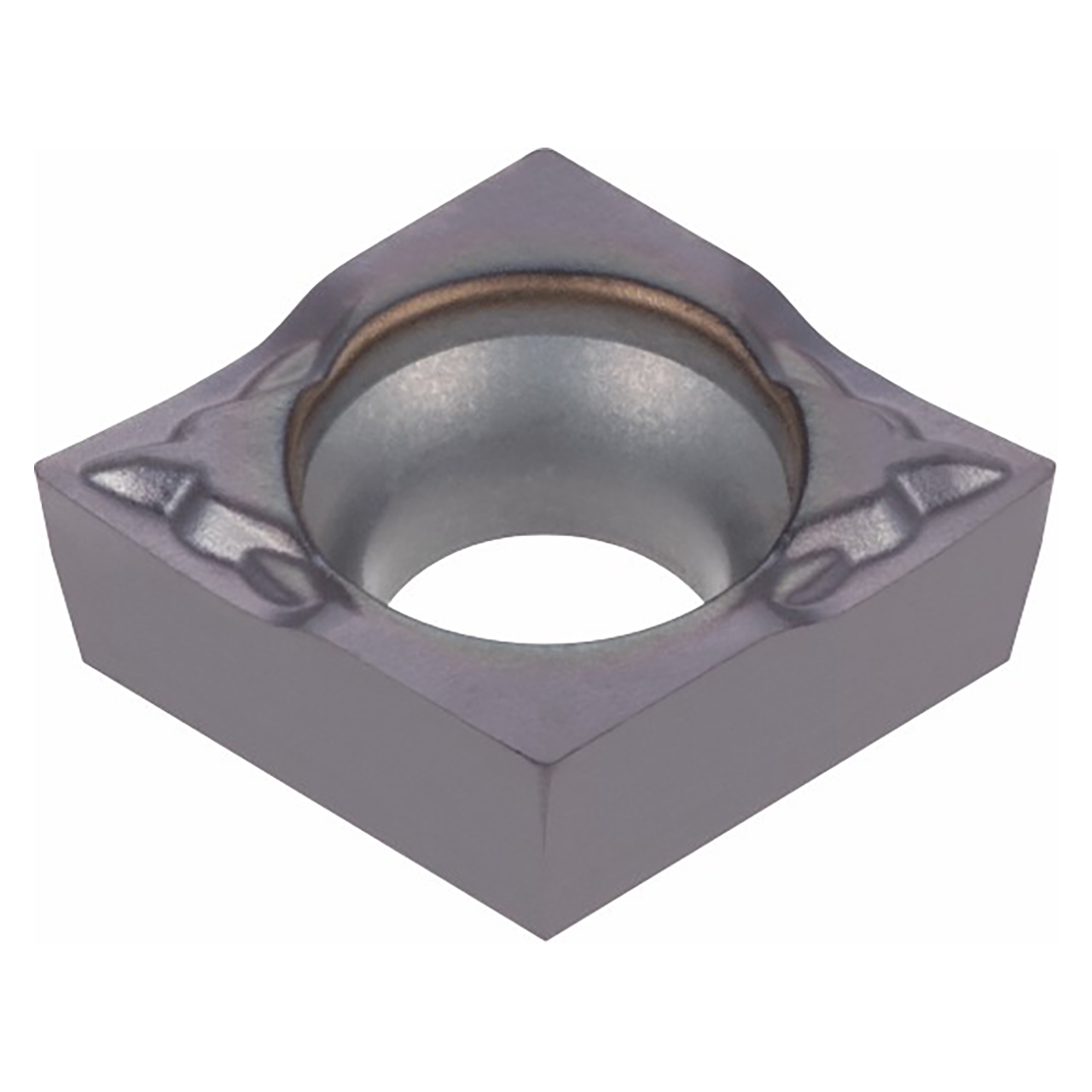 Tungaloy 6837454 | CCGT 4.51.81 JS SH730 0.141" Circle Diameter x 0.055" Thickness x 0.016" Radius TiAlN Coated Carbide Indexable Turning Insert