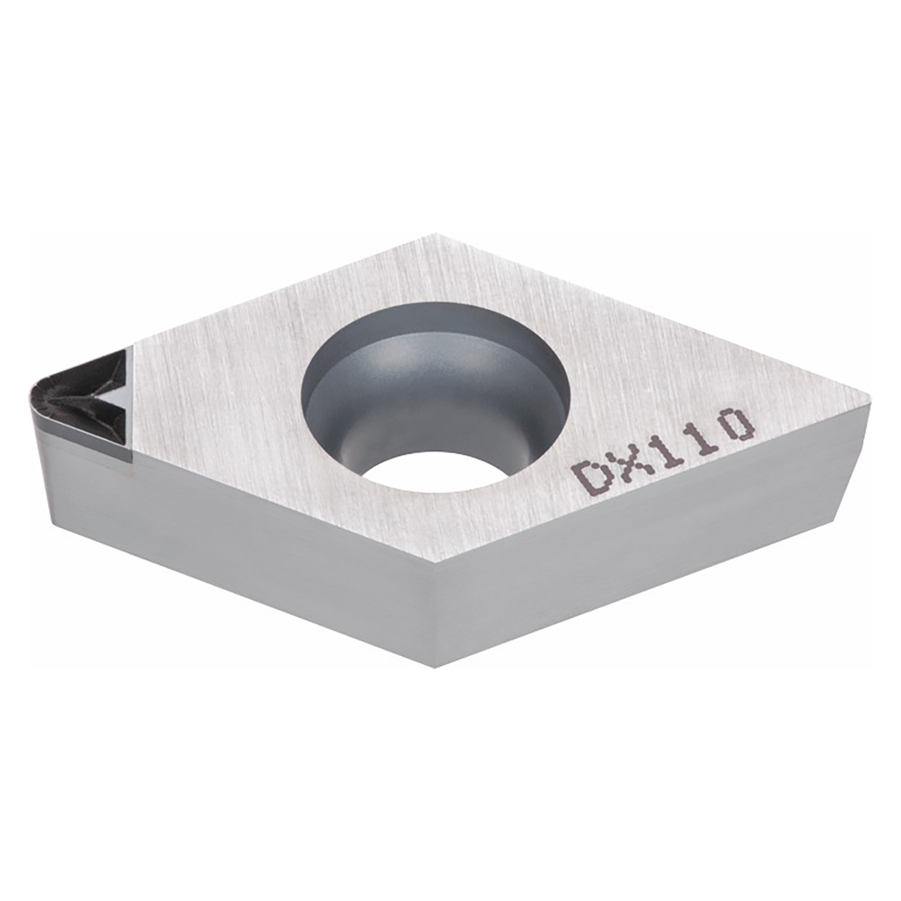 Tungaloy 6839510 | 1QP-DCGT 32.52 NS DX110 0.156" Thickness Polycrystalline Diamond Indexable Turning Insert