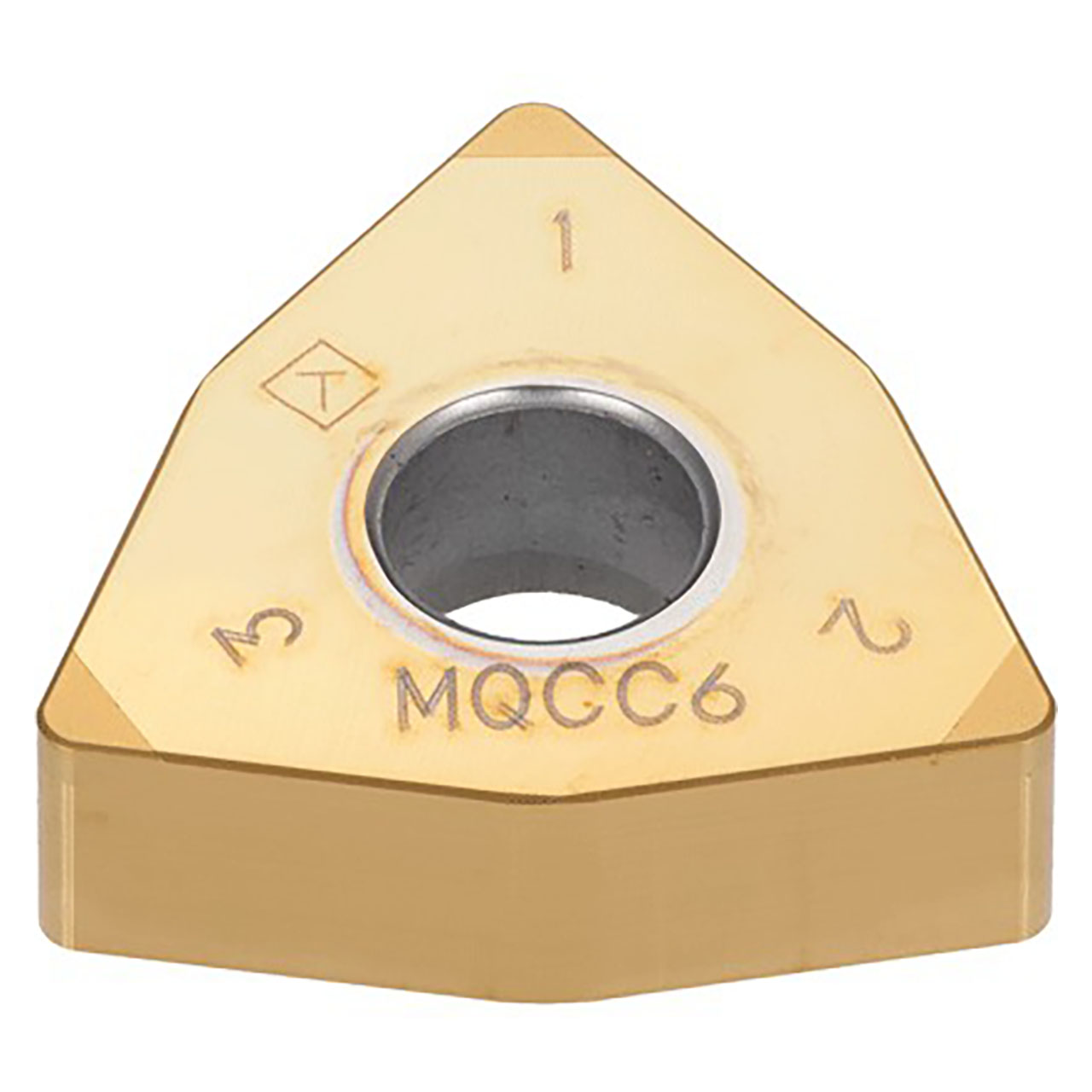 Tungaloy 6790902 | 3QP-WNGA 432-L BXA20 1/2" Circle Diameter x 0.187" Thickness x 0.031" Radius Polycrystalline Cubic Boron Nitride Indexable Turning Insert