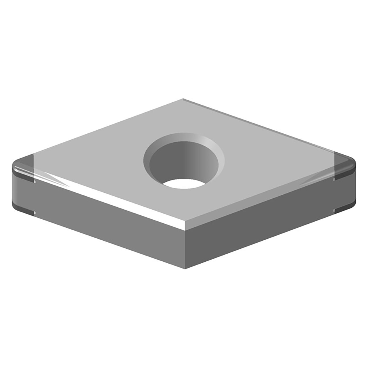 Tungaloy 6853530 | 4QP-DNGG432-HF BXA40 1/2" Circle Diameter x 0.187" Thickness x 0.031" Radius TiAlN Coated Polycrystalline Cubic Boron Nitride Indexable Turning Insert