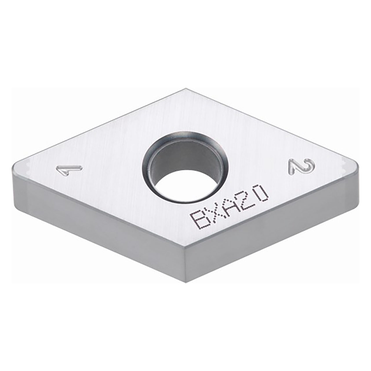 Tungaloy 6795219 | 4QS-DNGA 431 BXA20 1/2" Circle Diameter x 0.187" Thickness x 0.016" Radius Polycrystalline Cubic Boron Nitride Indexable Turning Insert