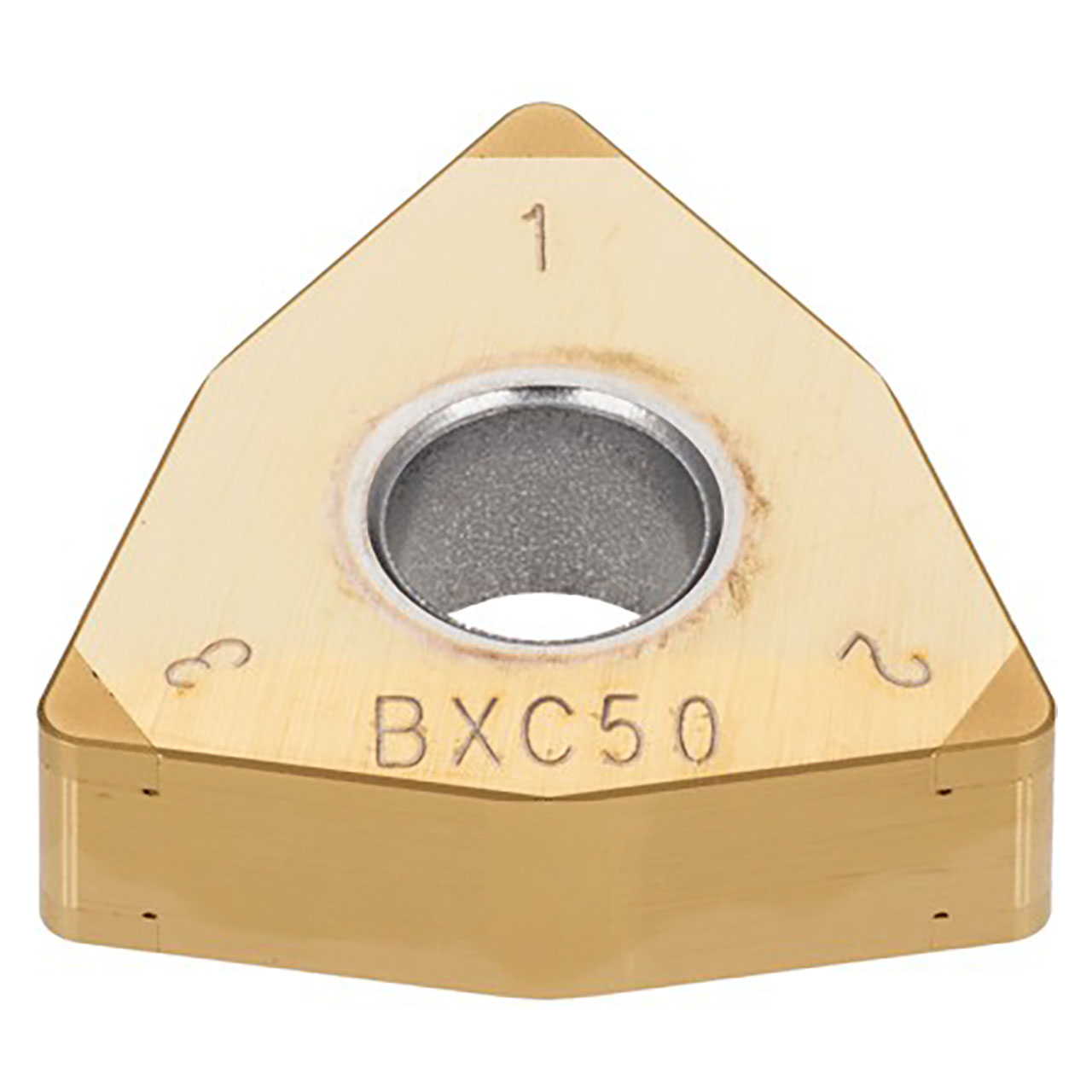 Tungaloy 6853473 | 6QP-WNGA432 BXA40 1/2" Circle Diameter x 0.187" Thickness x 0.031" Radius TiAlN Coated Polycrystalline Cubic Boron Nitride Indexable Turning Insert