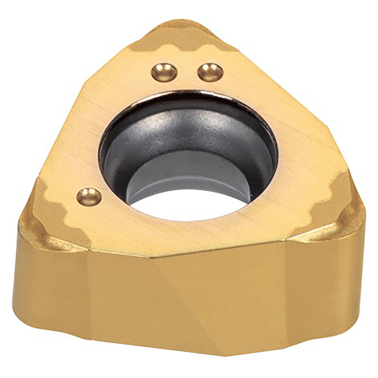 Tungaloy 6913460 | 6QS-WXGU 222R HP BXA20 1/4" Circle Diameter x 1/8" Thickness x 0.032" Radius Polycrystalline Cubic Boron Nitride Indexable Turning Insert