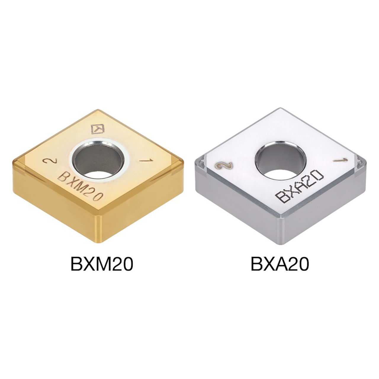 Tungaloy 6805227 | 2QP-CNGM 433 HF BXM20 1/2" Circle Diameter x 0.187" Thickness x 0.047" Radius TiCN Coated Polycrystalline Cubic Boron Nitride Indexable Turning Insert