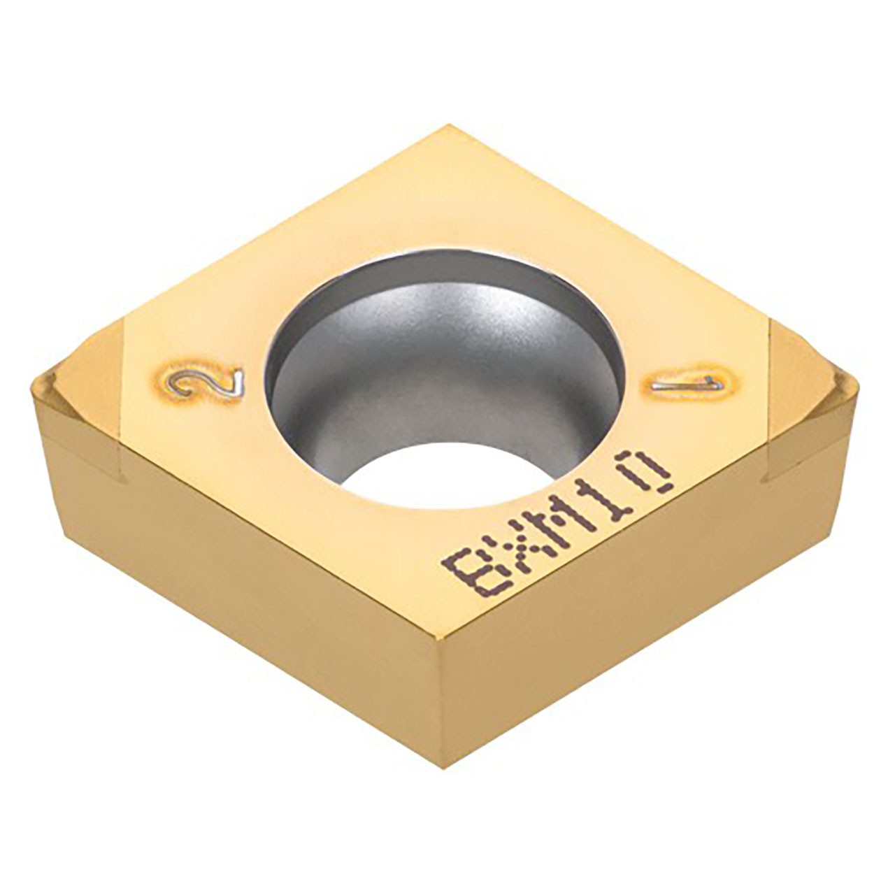 Tungaloy 6733545 | 2QP-CCGT 32.52 HP BXM10 3/8" Circle Diameter x 0.156" Thickness x 0.031" Radius TiCN Coated Polycrystalline Cubic Boron Nitride Indexable Turning Insert