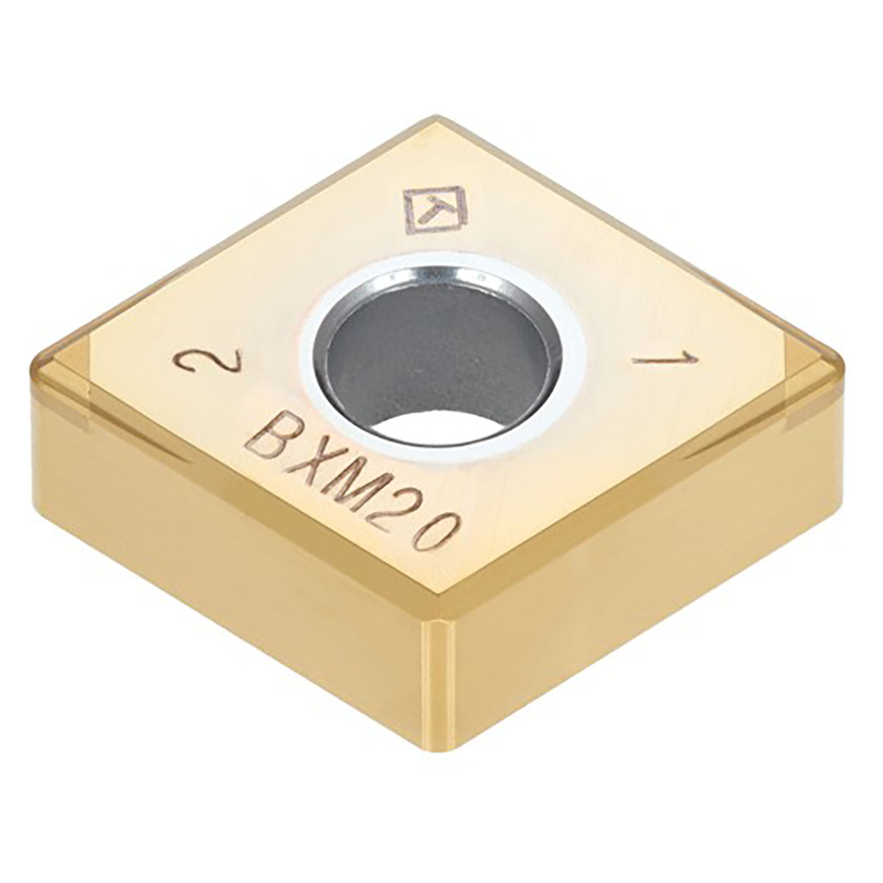 Tungaloy 6805233 | 2QP-CNGM 432 HM BXM20 1/2" Circle Diameter x 0.187" Thickness x 0.031" Radius TiCN Coated Polycrystalline Cubic Boron Nitride Indexable Turning Insert