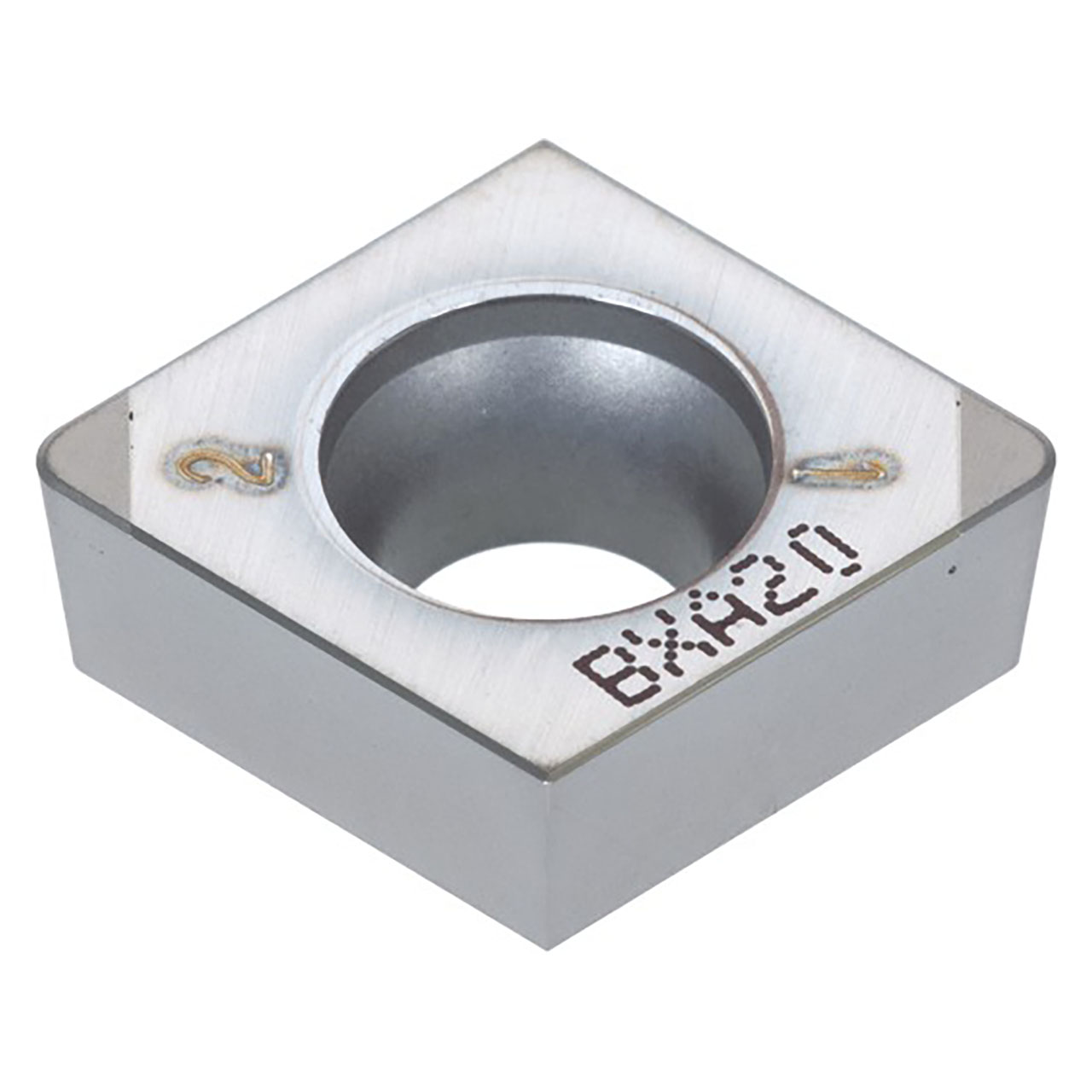 Tungaloy 6790959 | 2QP-CPGW 2.51.51 BXA20 0.313" Circle Diameter x 0.094" Thickness x 0.016" Radius Polycrystalline Cubic Boron Nitride Indexable Turning Insert