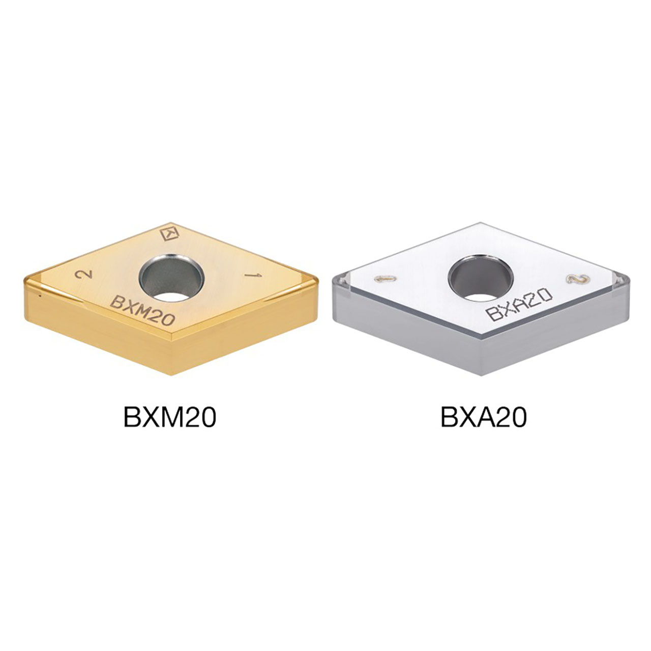 Tungaloy 6805229 | 2QP-DNGM 433 HF BXM20 1/2" Circle Diameter x 0.187" Thickness x 0.047" Radius TiCN Coated Polycrystalline Cubic Boron Nitride Indexable Turning Insert