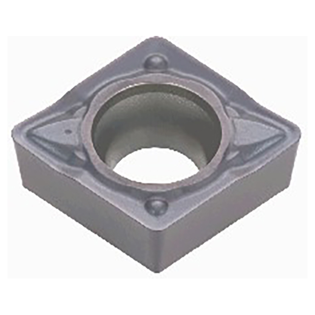 Tungaloy 6994544 | CCMT 431 PSS T6130 1/2" Circle Diameter x 0.187" Thickness x 0.016" Radius TiCN+TiN Coated Carbide Indexable Turning Insert
