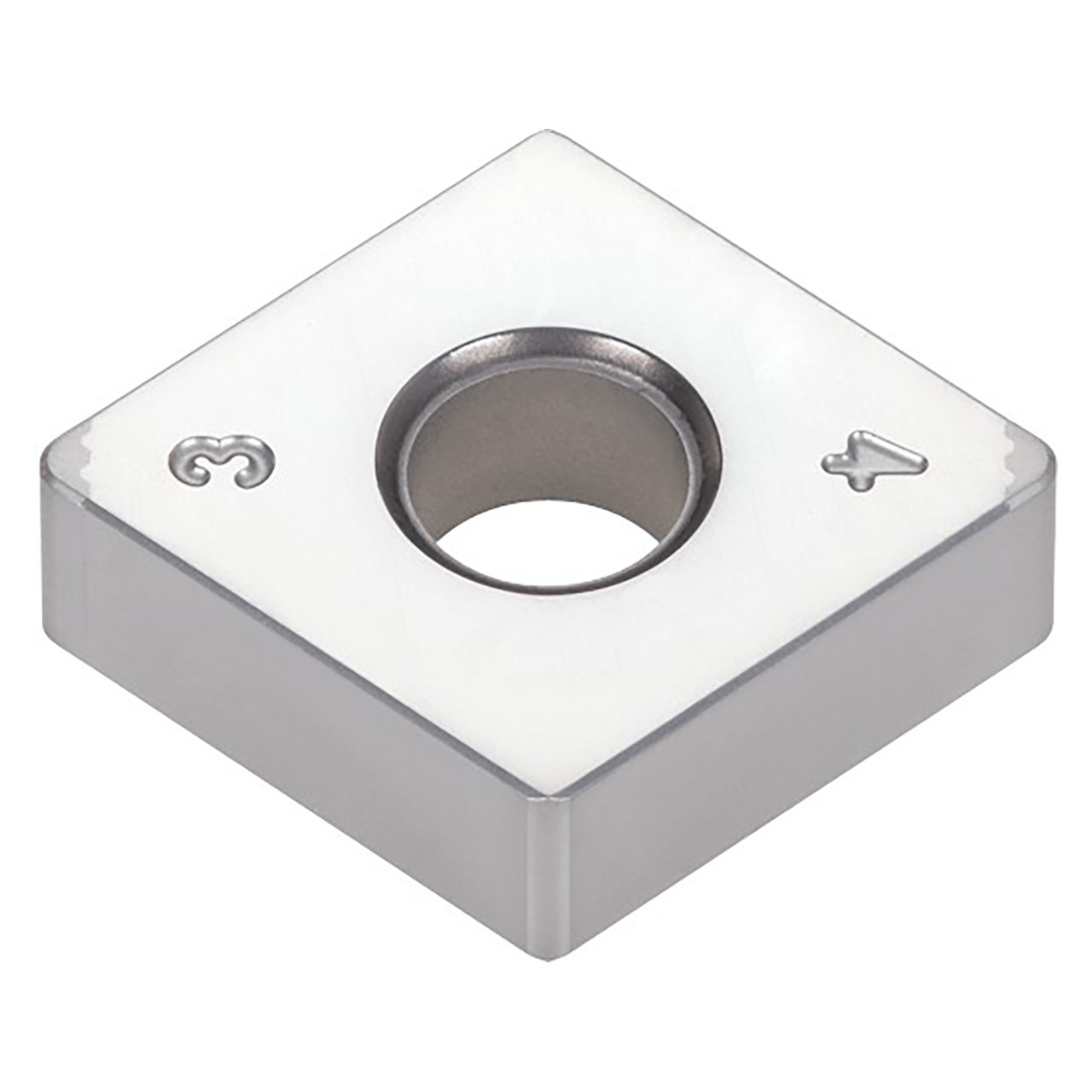 Tungaloy 6795128 | 4QS-CNGA 432-LF BXA10 1/2" Circle Diameter x 0.187" Thickness x 0.032" Radius Carbide Indexable Turning Insert