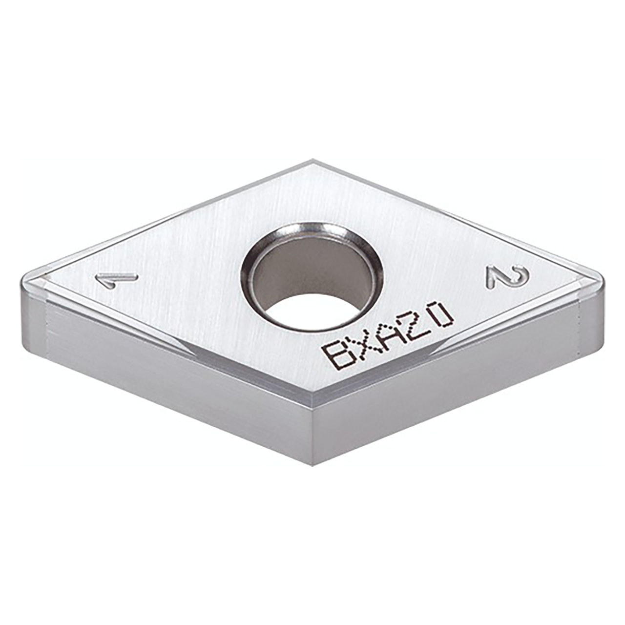 Tungaloy 6776232 | 4QS-DNGG 432-HM BXA20 1/2" Circle Diameter x 0.187" Thickness x 0.032" Radius Polycrystalline Cubic Boron Nitride Indexable Turning Insert