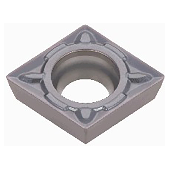 Tungaloy 6994907 | CPMT 21.52 PM T6130 1/4" Circle Diameter x 0.094" Thickness x 0.031" Radius TiCN+TiN Coated Carbide Indexable Turning Insert