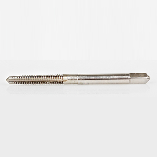 YG1 T7316246 | UNC #6-32 Size x 17.53mm Thread Length x 3.60mm Shank x 50.80mm OAL H3 Taper Chamfer Type 3 Flute Bright Coated HSS T7316 Straight Flute Tap