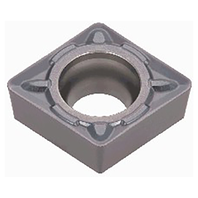 Tungaloy 6856698 | CCMT 32.51 PM AH725 3/8" Circle Diameter x 0.156" Thickness x 0.016" Radius TiAlN Coated Carbide Indexable Turning Insert