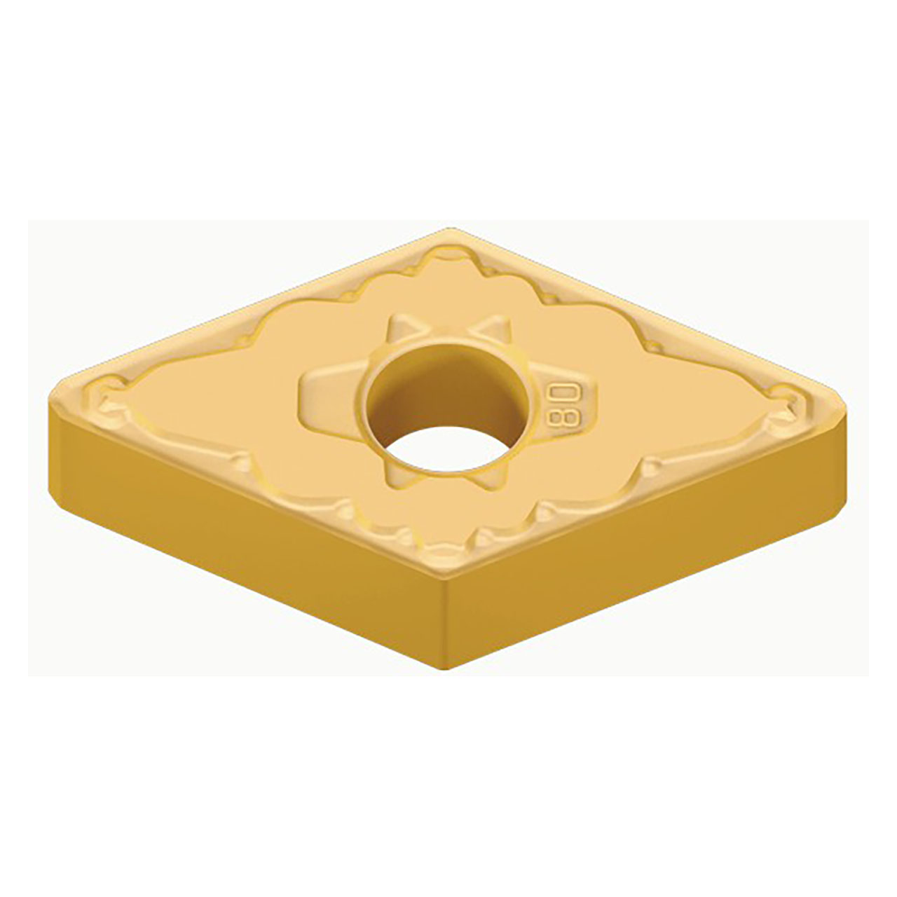 Tungaloy 6772224 | DNMG 441 FW T9215 1/2" Circle Diameter x 1/4" Thickness x 0.016" Radius TiCN+Al2O3+TiN Coated Carbide Indexable Turning Insert