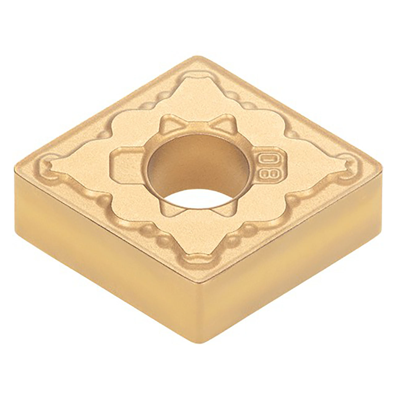 Tungaloy 6735859 | CNMG 432 FW GT9530 1/2" Circle Diameter x 0.187" Thickness x 0.031" Radius TiCNO Coated Cermet Indexable Turning Insert