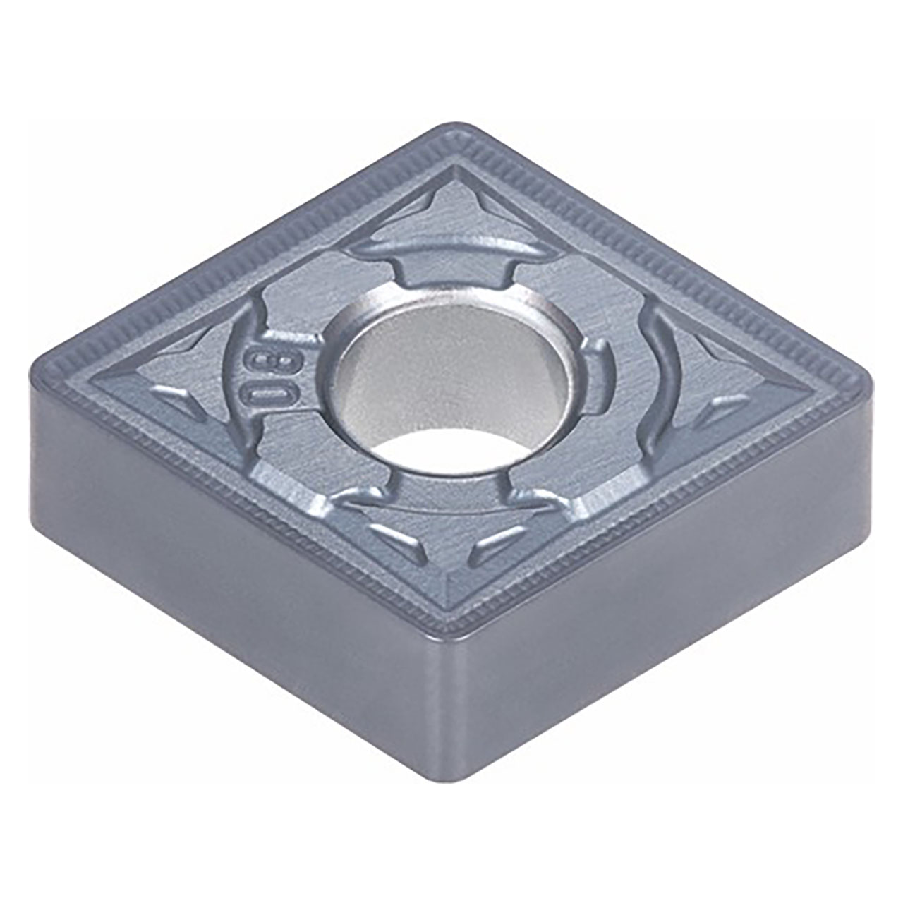 Tungaloy 6741639 | CNMG 432 HRM AH8005 1/2" Circle Diameter x 0.187" Thickness x 0.031" Radius TiAlN Coated Carbide Indexable Turning Insert