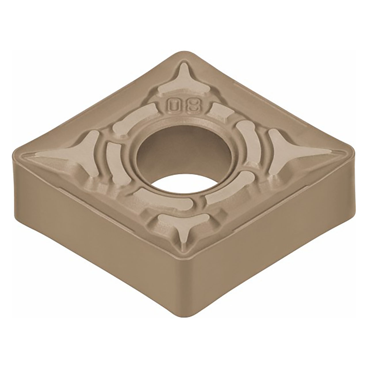 Tungaloy 6707275 | CNMG 432 TQ GT9530 1/2" Circle Diameter x 0.187" Thickness x 0.031" Radius TiCNO Coated Cermet Indexable Turning Insert