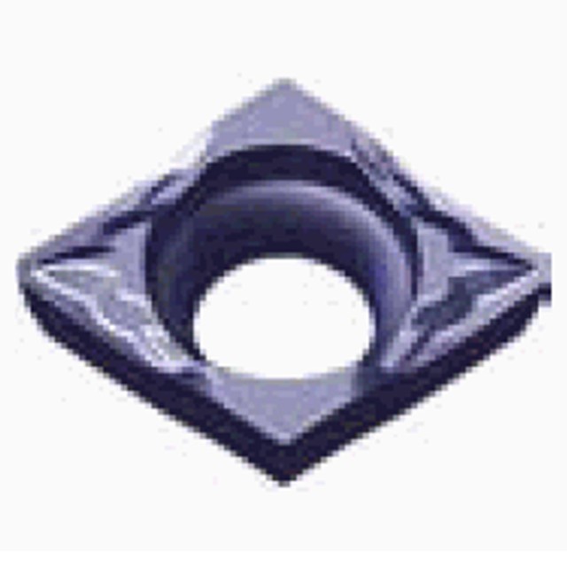 Tungaloy 6737288 | EPGT 4.51.80 F-JS SH725 0.141" Circle Diameter x 0.055" Thickness x 0.004" Radius Carbide Indexable Turning Insert