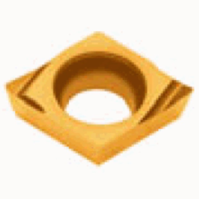 Tungaloy 6737212 | EPGT 521 FL-J08 SH725 0.156" Circle Diameter x 0.063" Thickness x 0.016" Radius Carbide Indexable Turning Insert