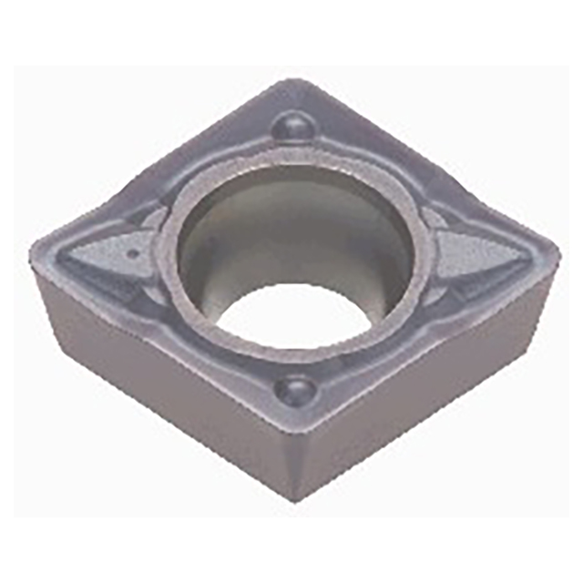Tungaloy 6998447 | CPMT 21.51 PSS NS9530 1/4" Circle Diameter x 0.094" Thickness x 0.016" Radius Cermet Indexable Turning Insert