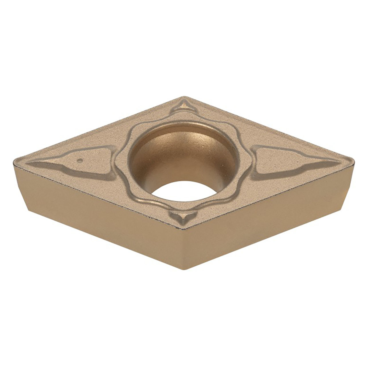 Tungaloy 6825790 | DCMT 32.51 TM AH8015 3/8" Circle Diameter x 0.156" Thickness x 0.016" Radius TiAlN Coated Carbide Indexable Turning Insert