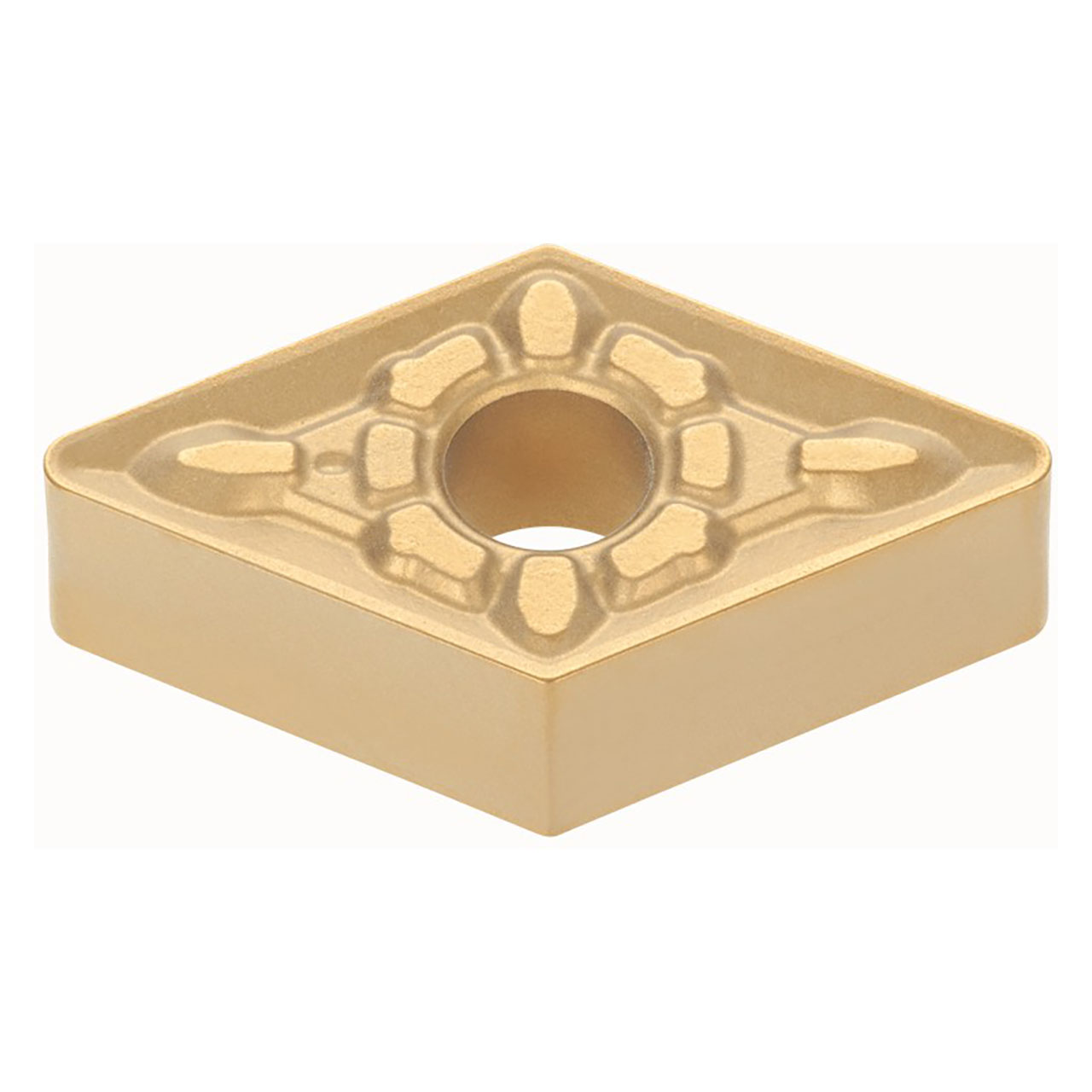 Tungaloy 6710255 | DNMG 332E SM T6120 3/8" Circle Diameter x 0.187" Thickness x 0.031" Radius TiCN+TiN Coated Carbide Indexable Turning Insert