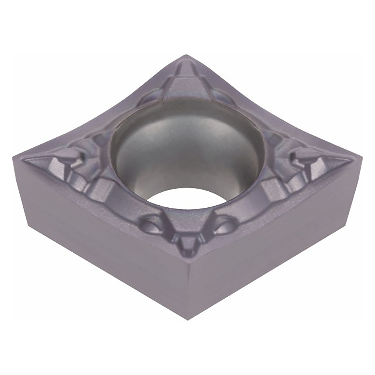 Tungaloy 6854008 | CCGT 21.51 FN-JS SH730 1/4" Circle Diameter x 0.094" Thickness x 0.016" Radius TiAlN Coated Carbide Indexable Turning Insert