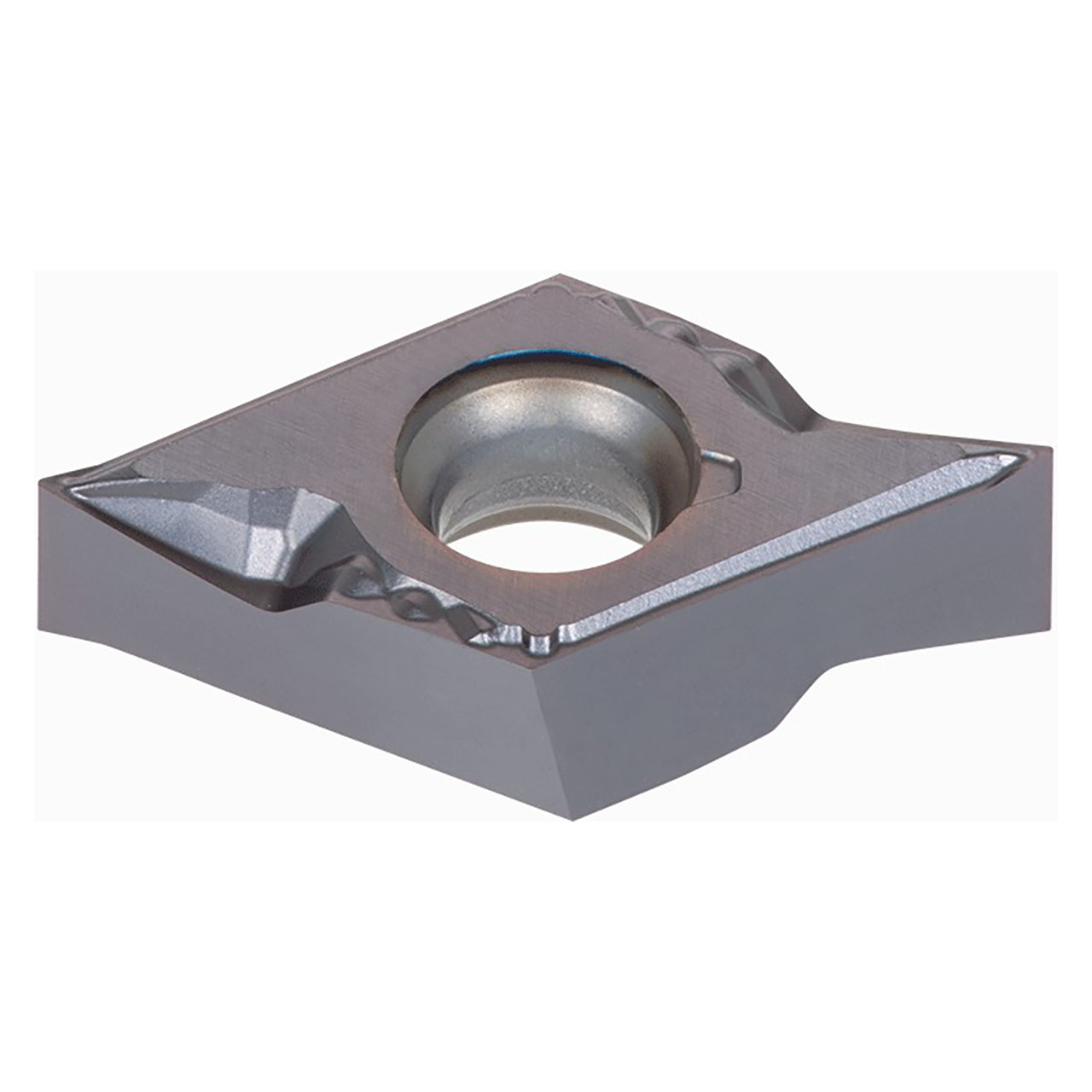 Tungaloy 6750259 | DXGU 220.5MFR JS SH725 1/4" Circle Diameter x 1/8" Thickness x 0.008" Radius Carbide Indexable Turning Insert