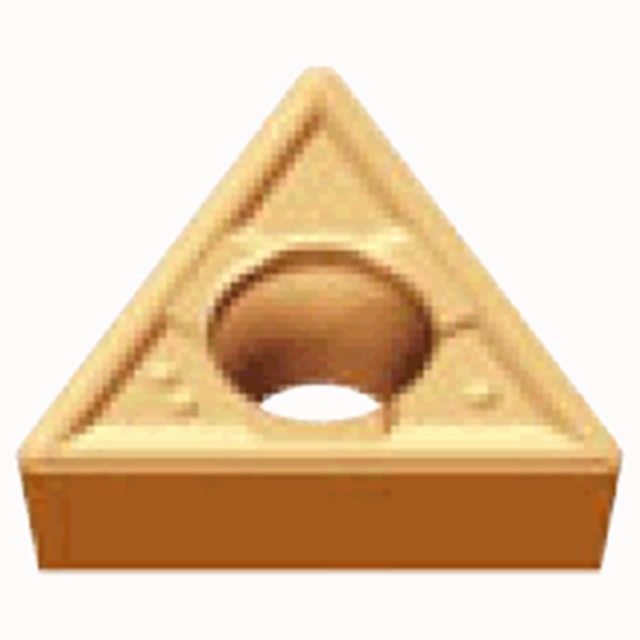 Tungaloy 6747833 | TCMT 32.51 CM T515 3/8" Circle Diameter x 0.156" Thickness x 0.016" Radius TiCN+Al2O3 Coated Carbide Indexable Turning Insert