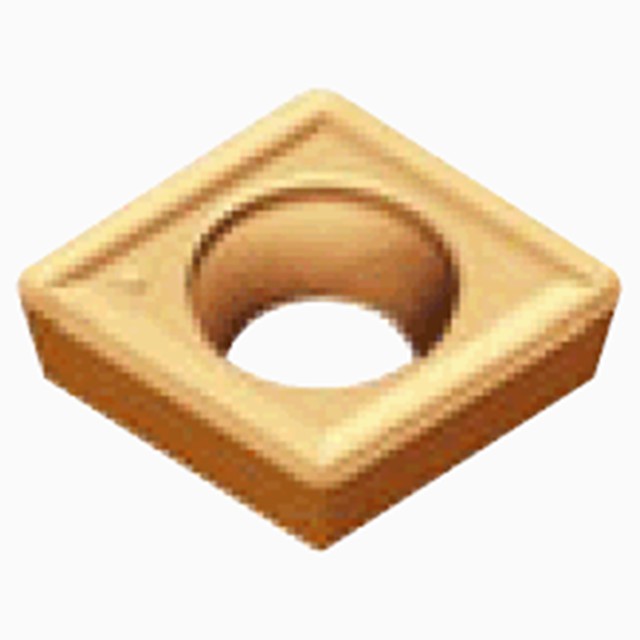 Tungaloy 6864294 | CPMT 32.51 CM T5115 3/8" Circle Diameter x 0.156" Thickness x 0.016" Radius TiCN+Al2O3+TiN Coated Carbide Indexable Turning Insert