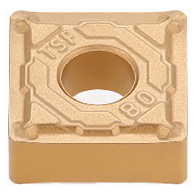 Tungaloy 6772285 | SNMG 432 TSF T9215 1/2" Circle Diameter x 0.187" Thickness x 0.031" Radius TiCN+Al2O3+TiN Coated Carbide Indexable Turning Insert