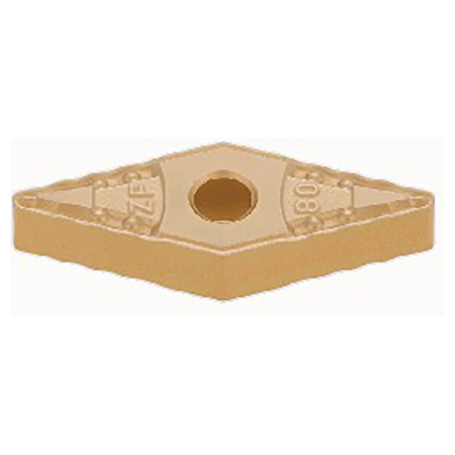 Tungaloy 6772353 | VNMG 331 ZF T9215 3/8" Circle Diameter x 0.187" Thickness x 0.016" Radius TiCN+Al2O3+TiN Coated Carbide Indexable Turning Insert